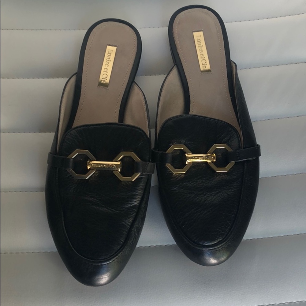 Louise et cie Lo-Finay size 8 1/2 black slip ons